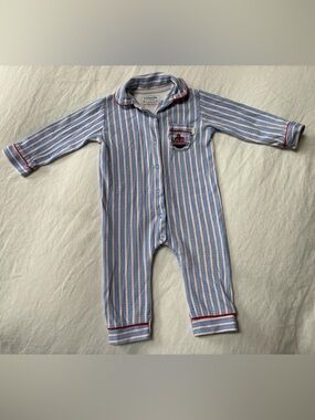 JoJo Maman Bebe Boys’ Sleepsuit / Pajamas / Footie - size 6-12m